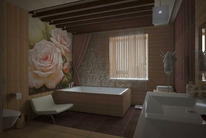 дизайн керамики ванной комнати