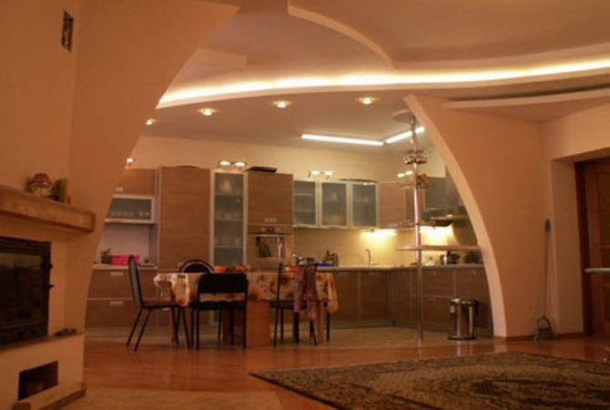 дизайн гостиной в двухкомнатной квартире п-44